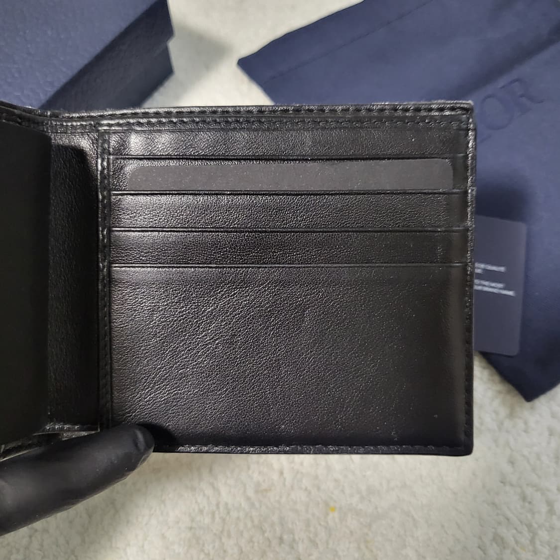 [풀구성] 디올 오블리크 자카드 반지갑 상품이미지5