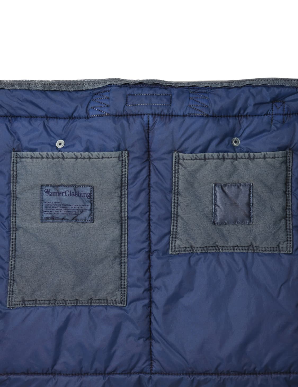 네이머클로딩 다이드 헬맷백 더스트블루 상품이미지6