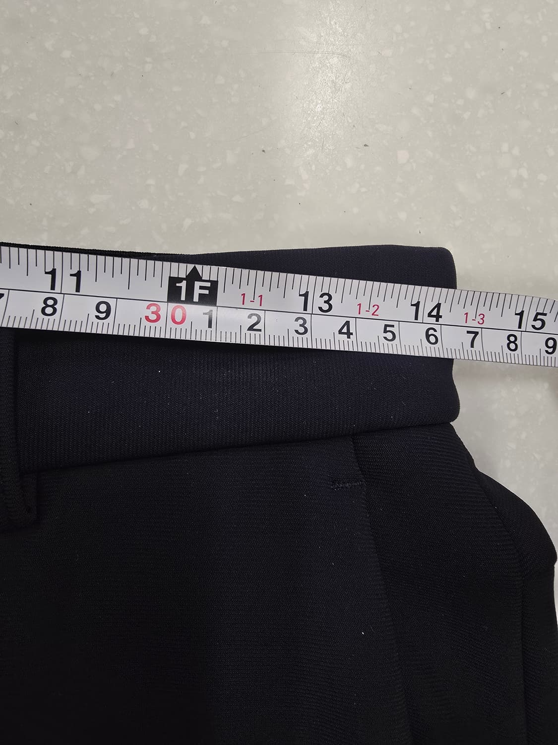 와이드앵글 블랙 기본 슬랙스 상품이미지8