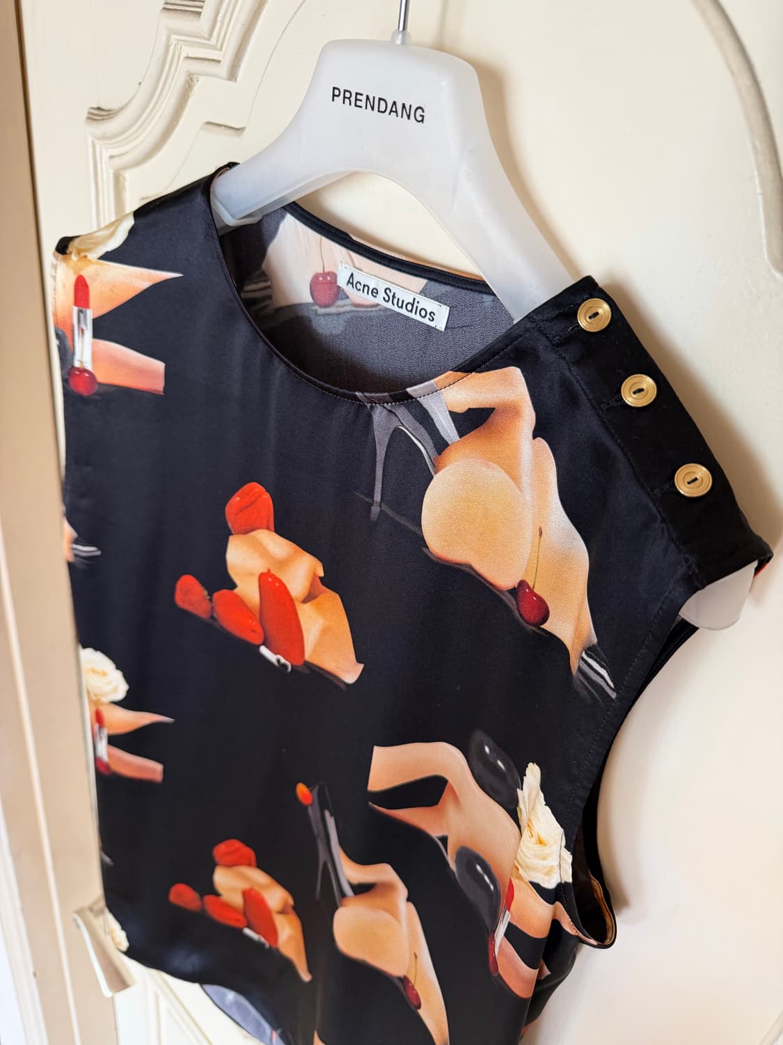 아크네 스튜디오 실크 민소매 블라우스 상품이미지2