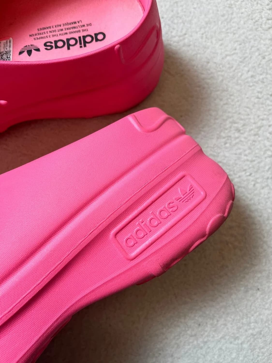 아디다스 아디폼 스탠 스미스 뮬 클리어 핑크 A1829 상품이미지6