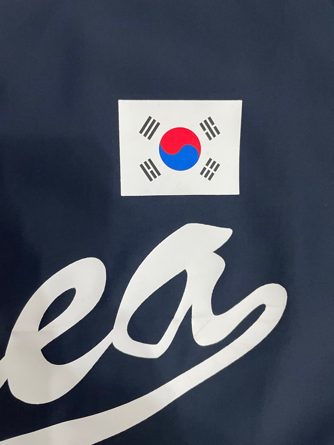 KBSA 야구 국가대표팀 반팔 웜업 바람막이 네이비 상품이미지5