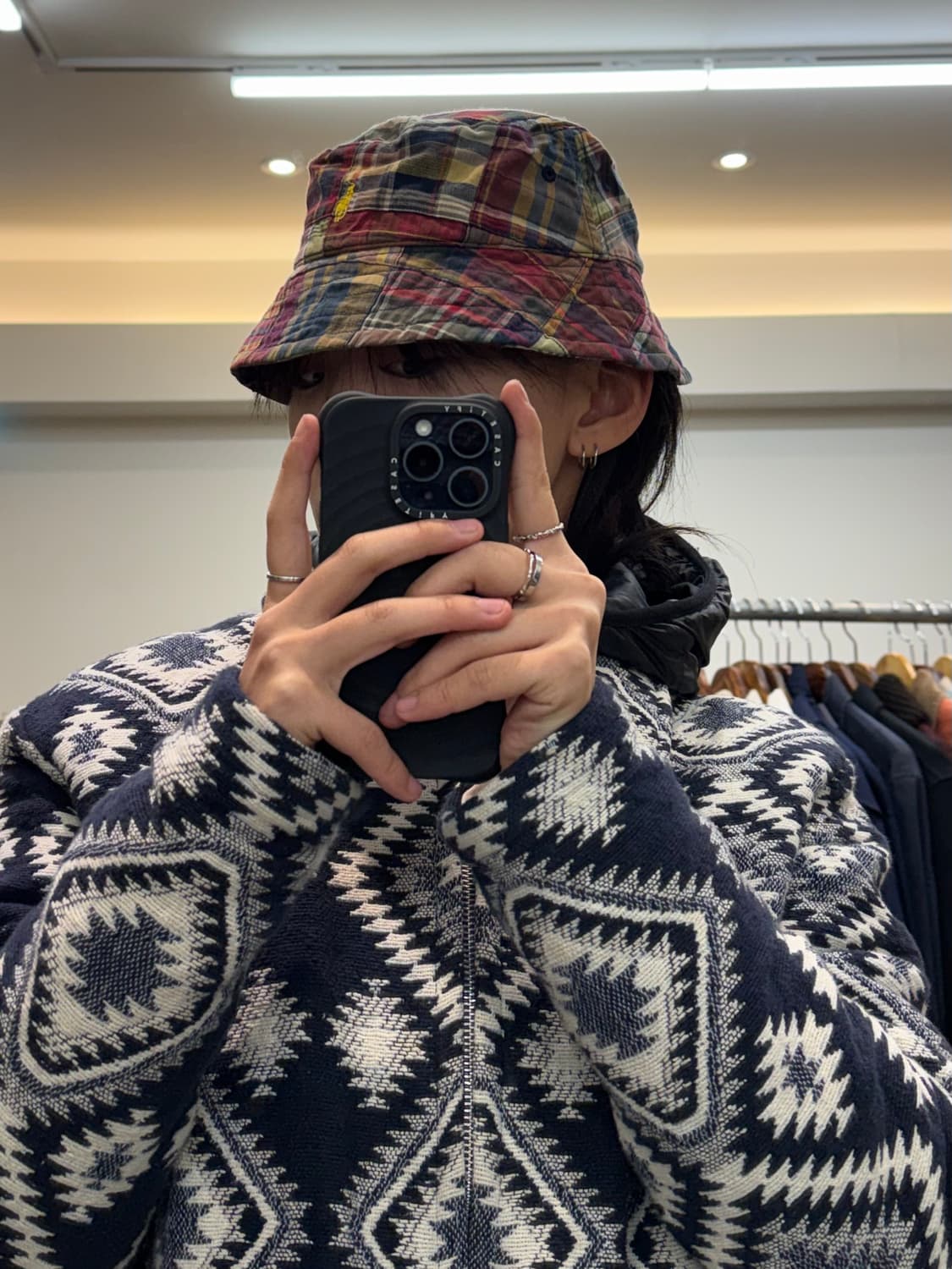 폴로 랄프로렌 마드라스 패턴 버킷햇 상품이미지8