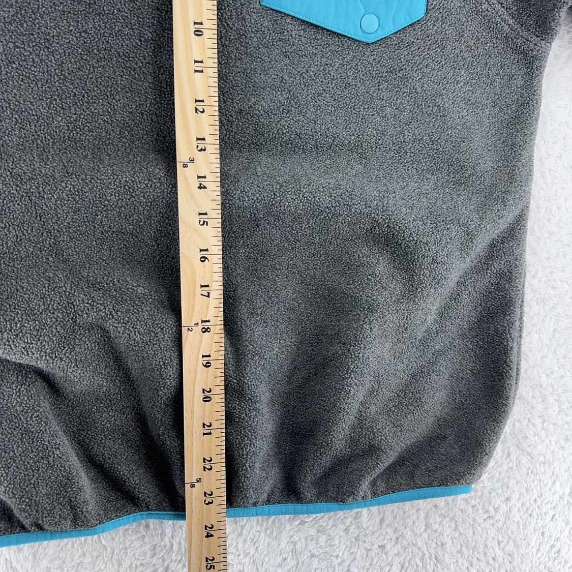 15FW 파타고니아 신칠라 스냅-T 그레이/블루 상품이미지3