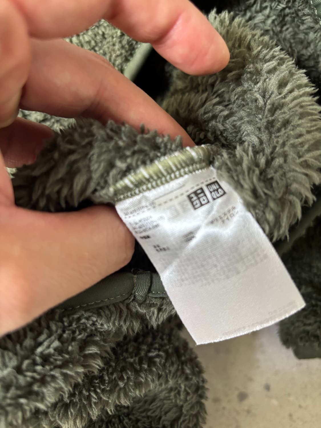 유니클로 x 엔지니어드 가먼트 플리스 스웻셔츠 L 상품이미지3