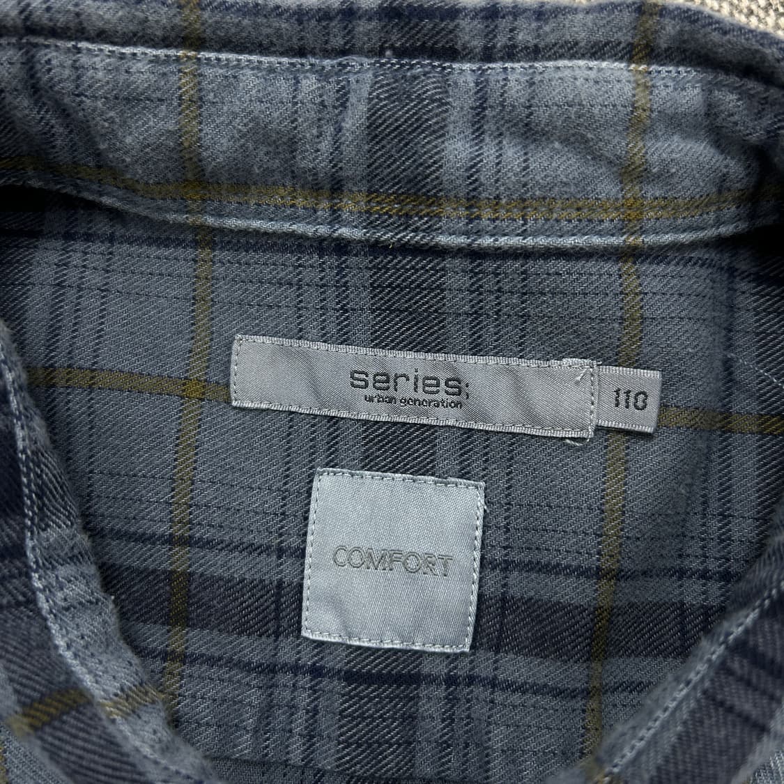 시리즈 컴포트 피그먼트 체크셔츠(110) 상품이미지2