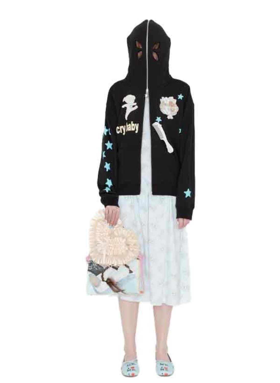 애슐리윌리엄스 CRY BABY 버터플라이 후드 집업 상품이미지4