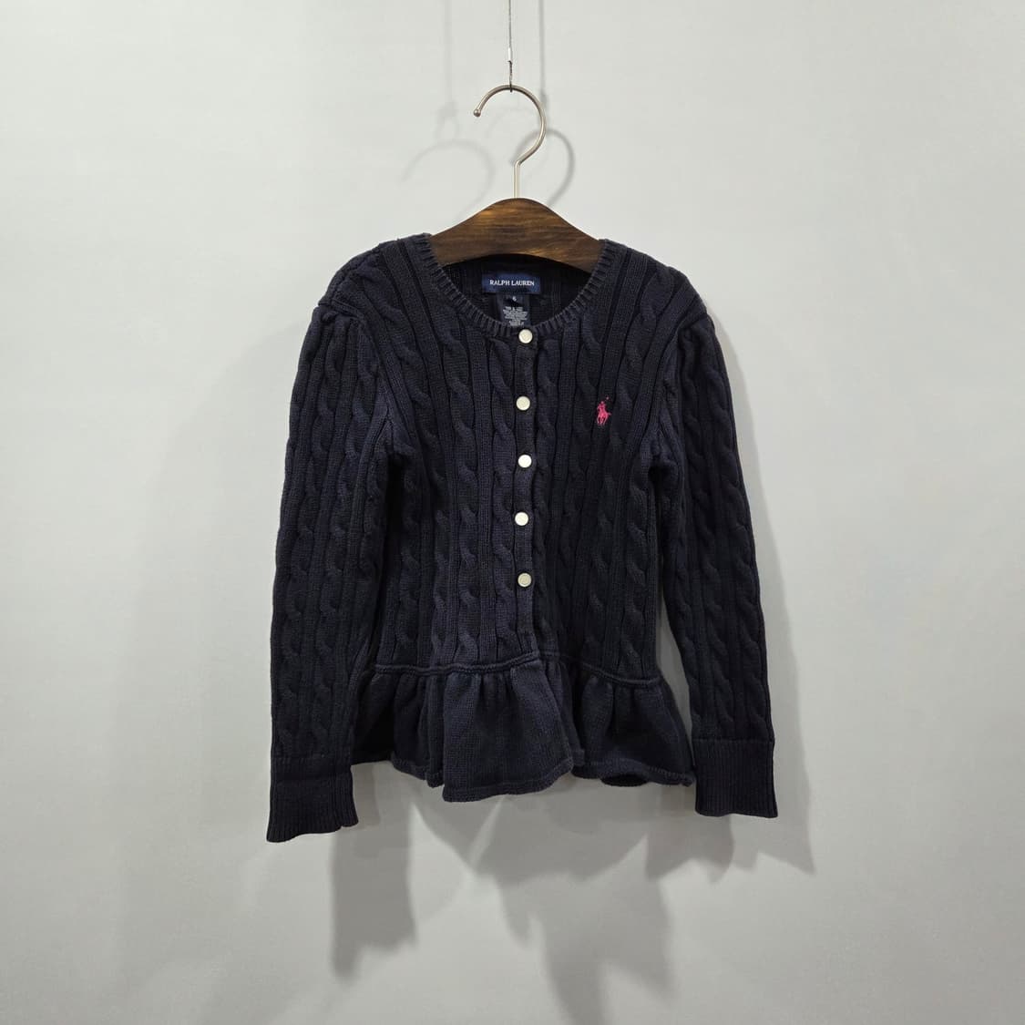 폴로랄프로렌 걸즈 케이블 니트 가디건 6  상품이미지1