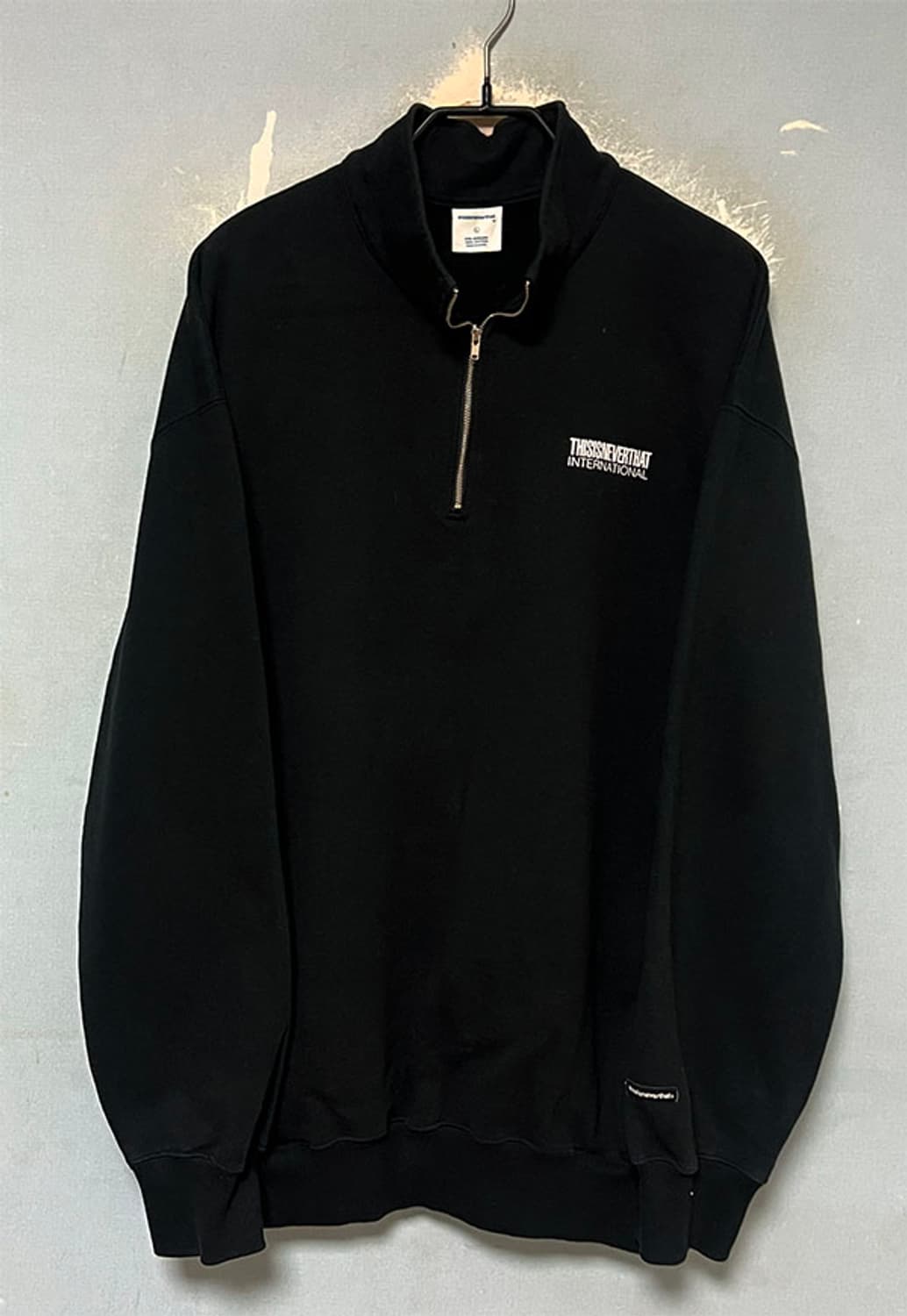 디스이즈네버댓 남자 반집업 맨투맨 헤비 105-110 상품이미지1