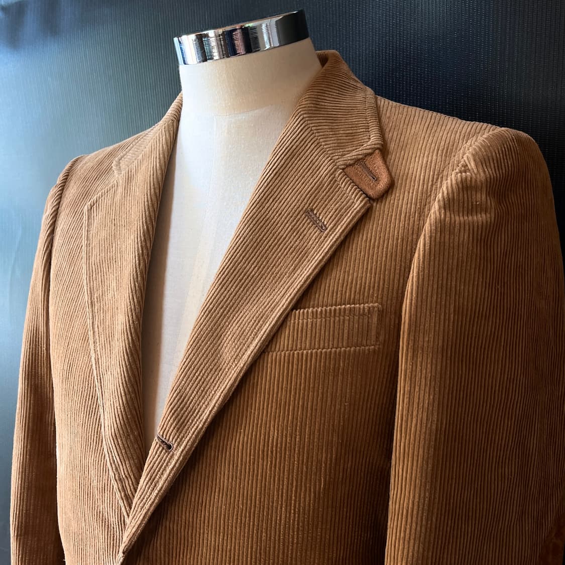 70s VAN JAC Made in Japan 코듀로이 헌팅 코트 상품이미지4