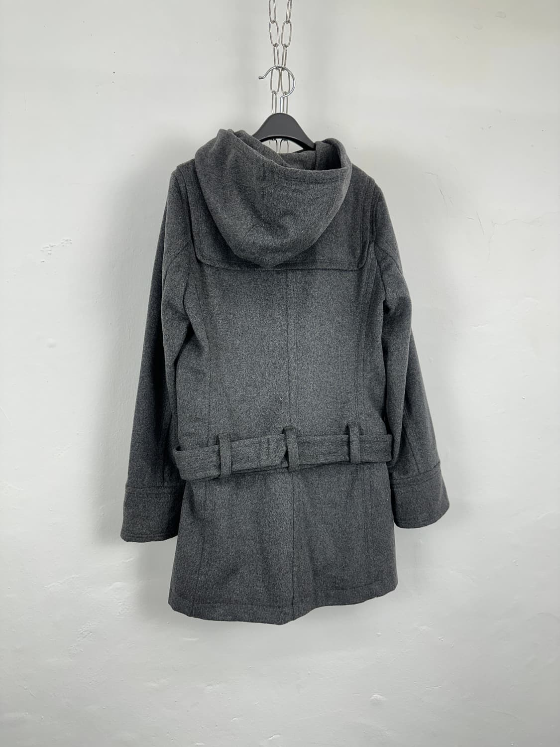 Charcoal strap convertible coat  상품이미지9