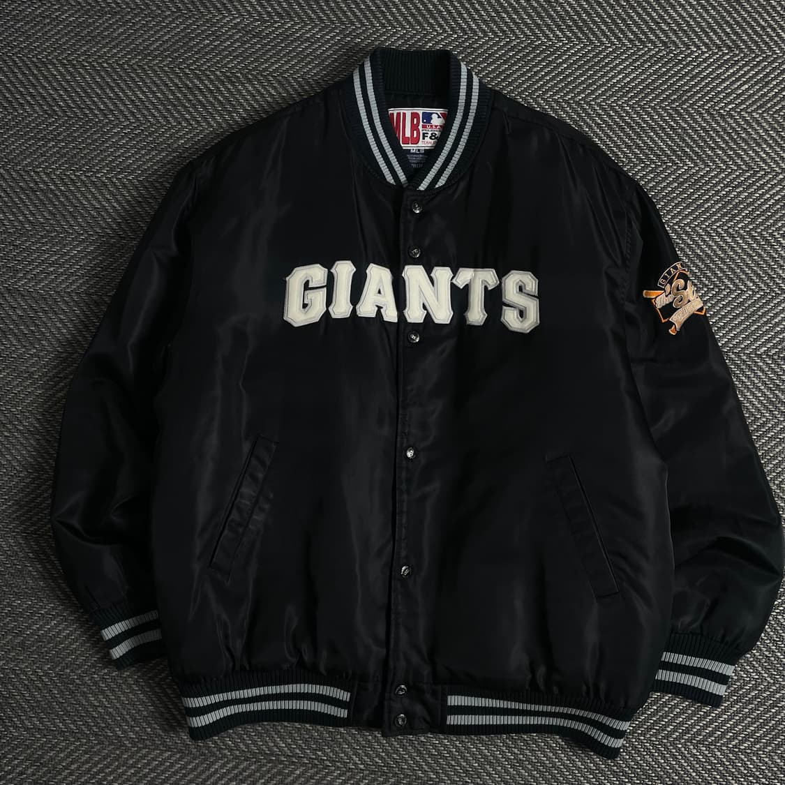 MLB 샌프란시스코 자이언츠 사틴 바시티 자켓y 3426 상품이미지2