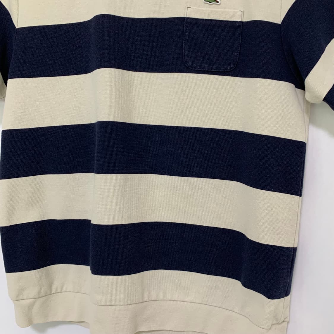라코스테 키즈 빈티지 볼드 스트라이프 반팔 티셔츠 상품이미지5