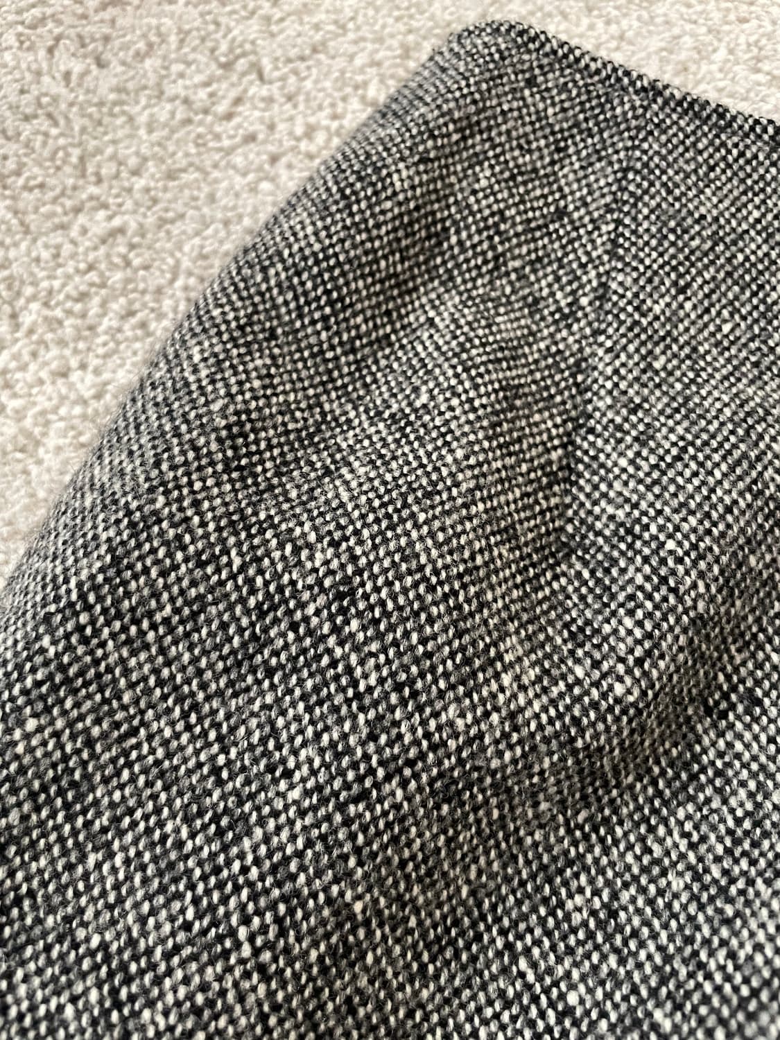 vintage wool zip-up skirt 상품이미지4