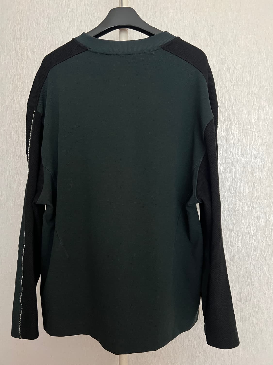 시스템옴므 배색 집업 오버핏 맨투맨 (105) 상품이미지2