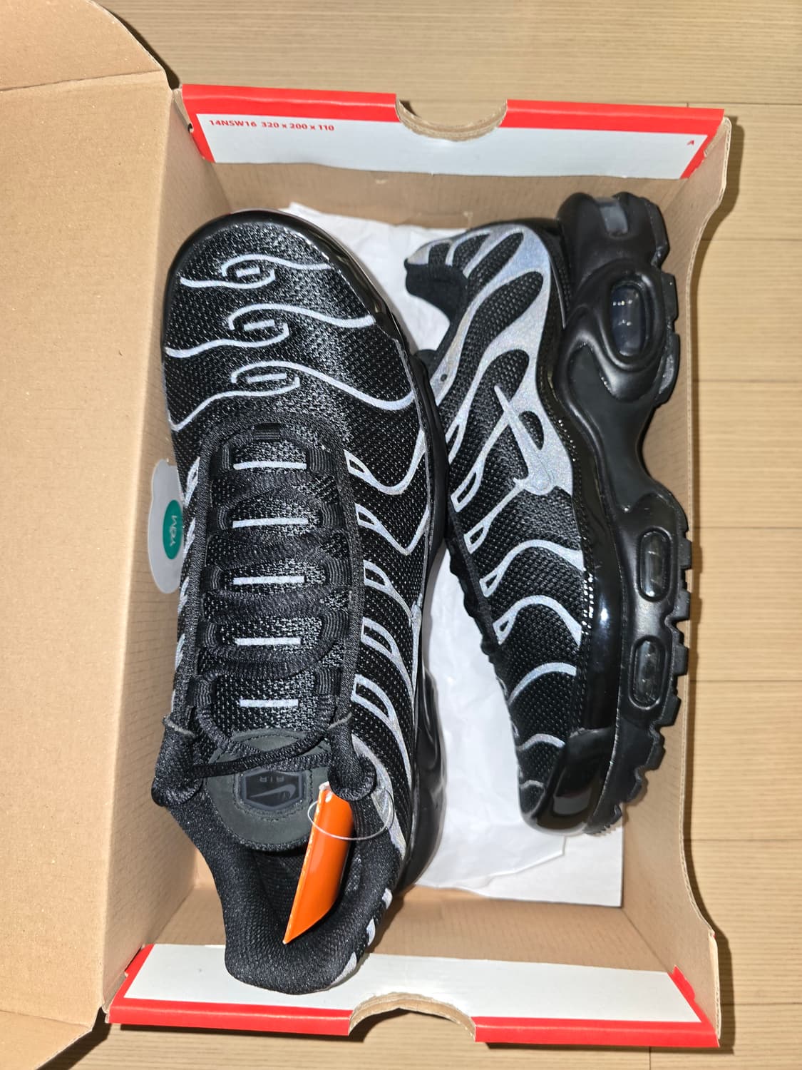 나이키 에어맥스 플러스 W 우먼스 트리플블랙 상품이미지5