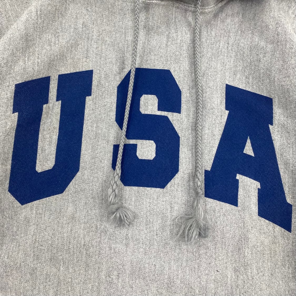  챔피온 프리미엄 리버스위브 USA 그레이 후드 티 (105)  ﻿ 상품이미지3