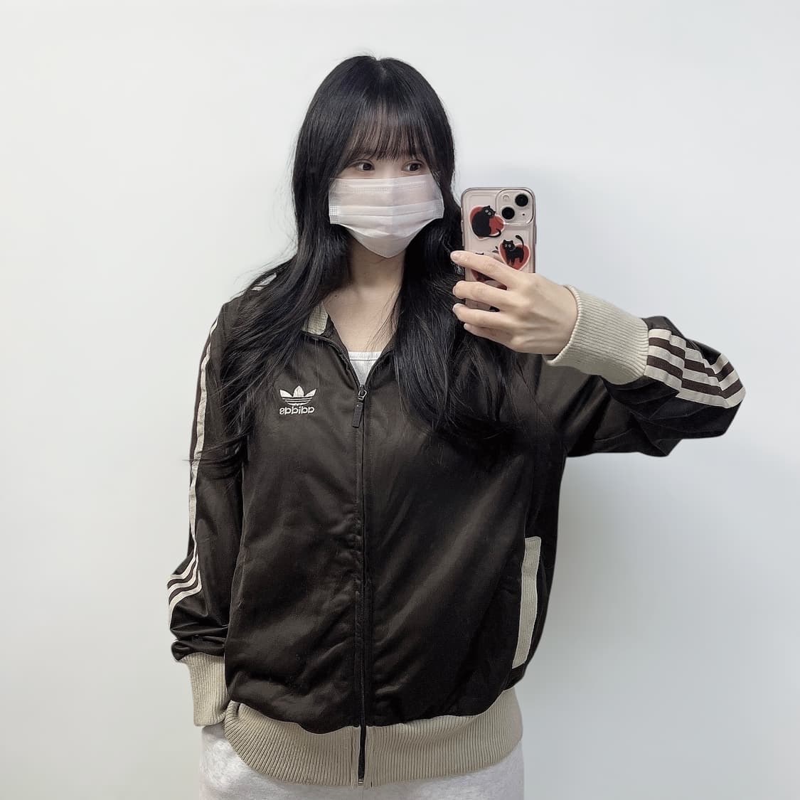 아디다스 올드스쿨 트랙탑 져지 브라운 상품이미지1