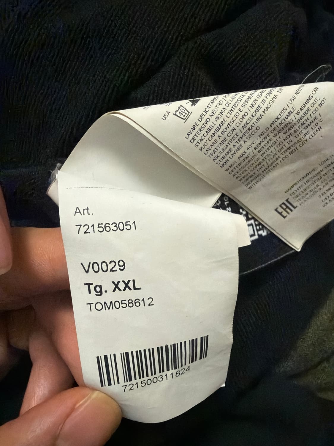 스톤아일랜드 맨투맨 블랙 XXL 상품이미지2