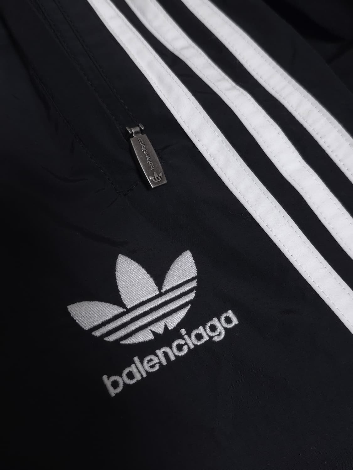 [XS] 발렌시아가 아디다스 포플린 트랙팬츠 스티치 블랙 상품이미지4