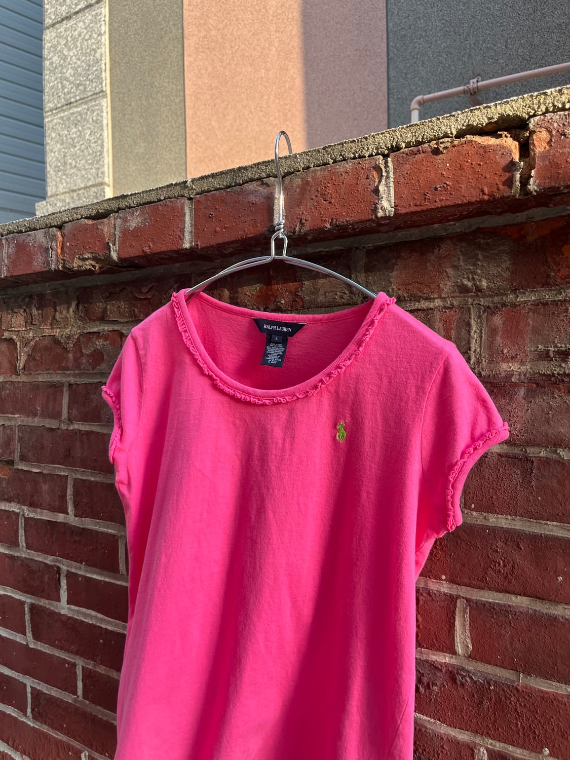 Polo Ralph Lauren 러플 디테일 반팔티셔츠  상품이미지2