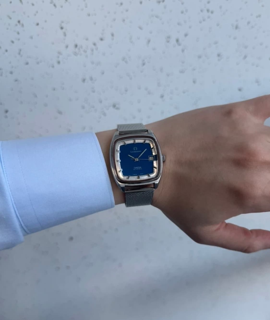 오메가 빈티지 컨스틸레이션 오토 청판 매쉬 브레이슬릿 상품이미지1