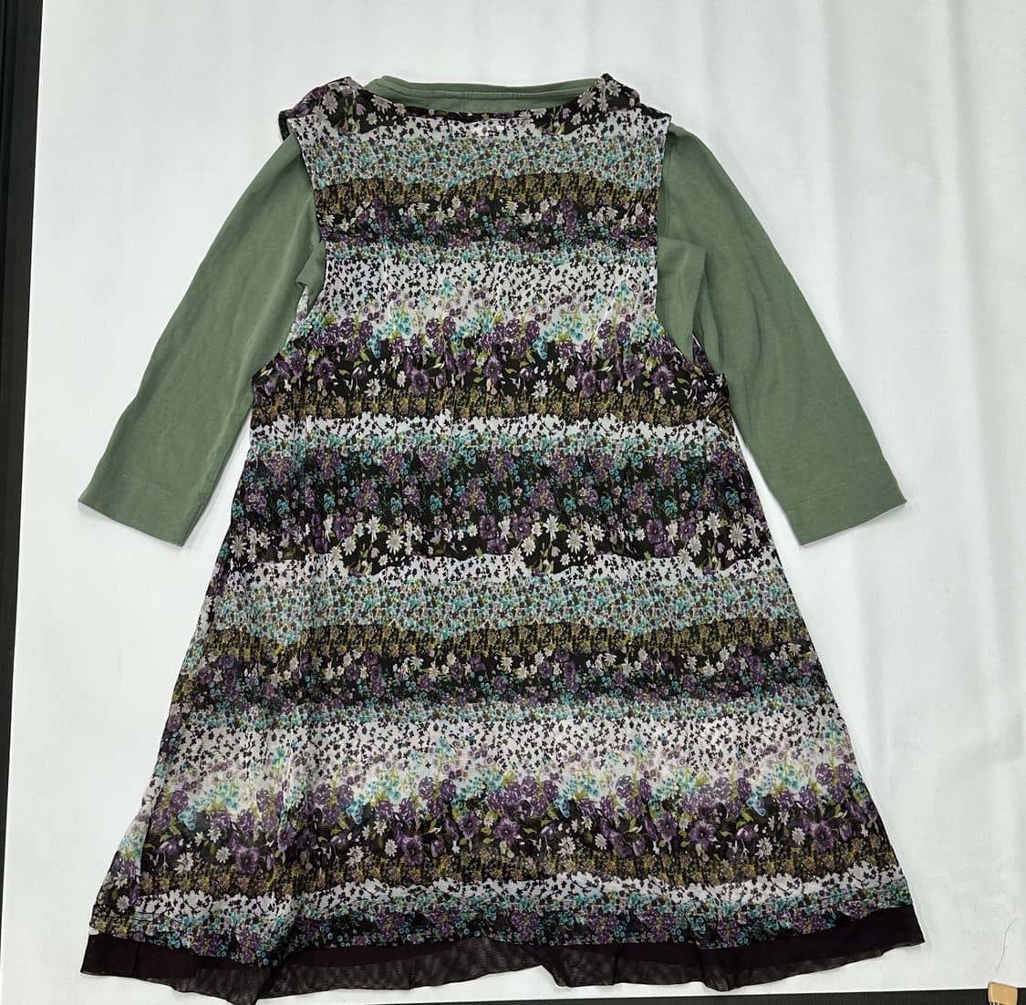 🍵하구미의 말차라떼 코디세트🍵 그런지 모리걸 레이어드 7부 에스닉 상품이미지3