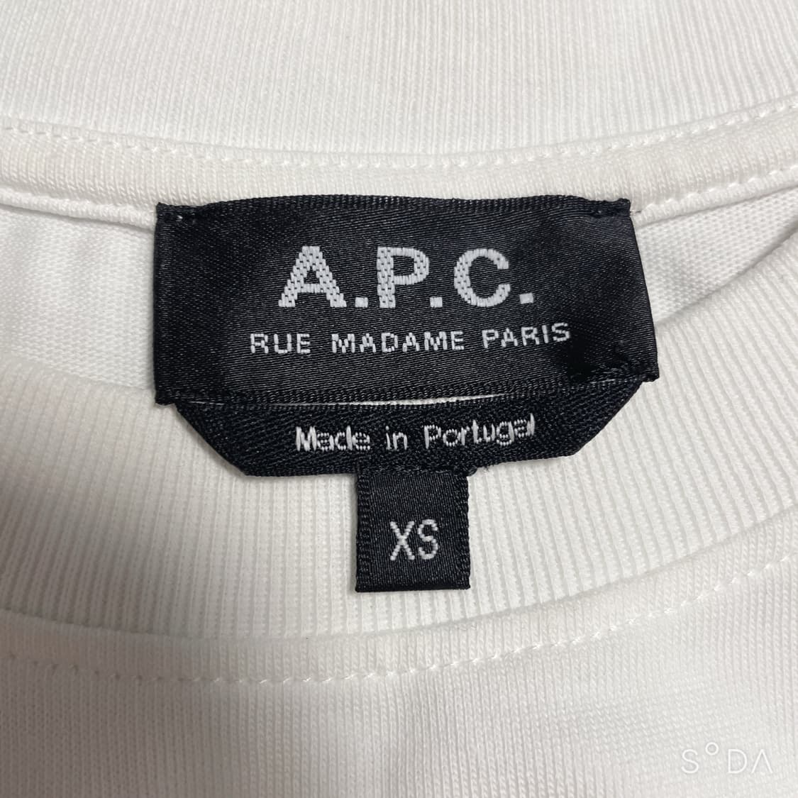 A.P.C. 화이트 긴팔 티셔츠 XS 상품이미지4