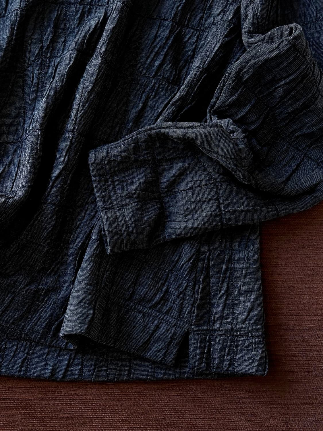 Volume pattern fabric stretched top 상품이미지6