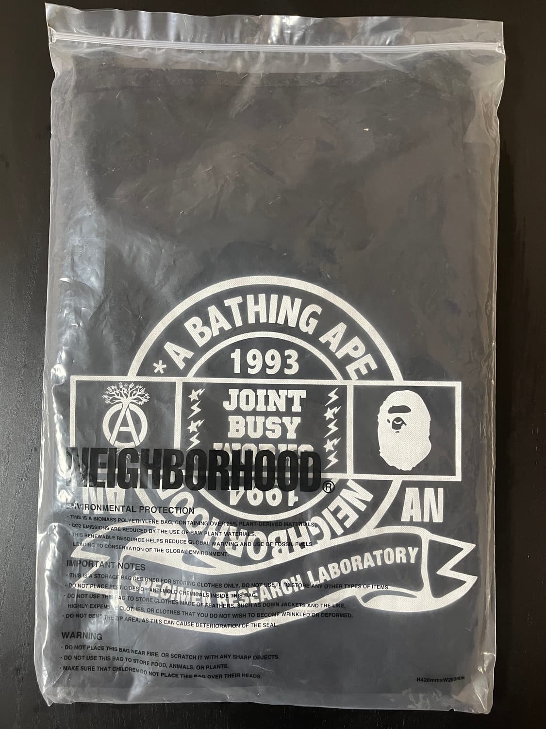 [새상품] 베이프 X 네이버후드 앞치마 BAPE X NBHD APRON 상품이미지4