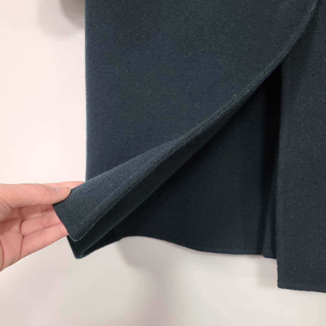 아미 정품 남성 더블 포켓 울 코트 다크그린 46 상품이미지5