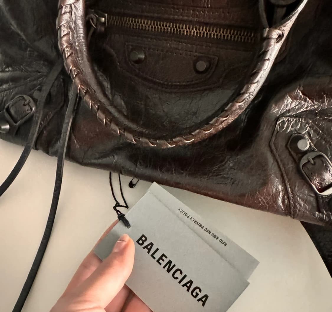 발렌시아가 르카골 시티백 모터백 브라운 에스프레소 상품이미지6