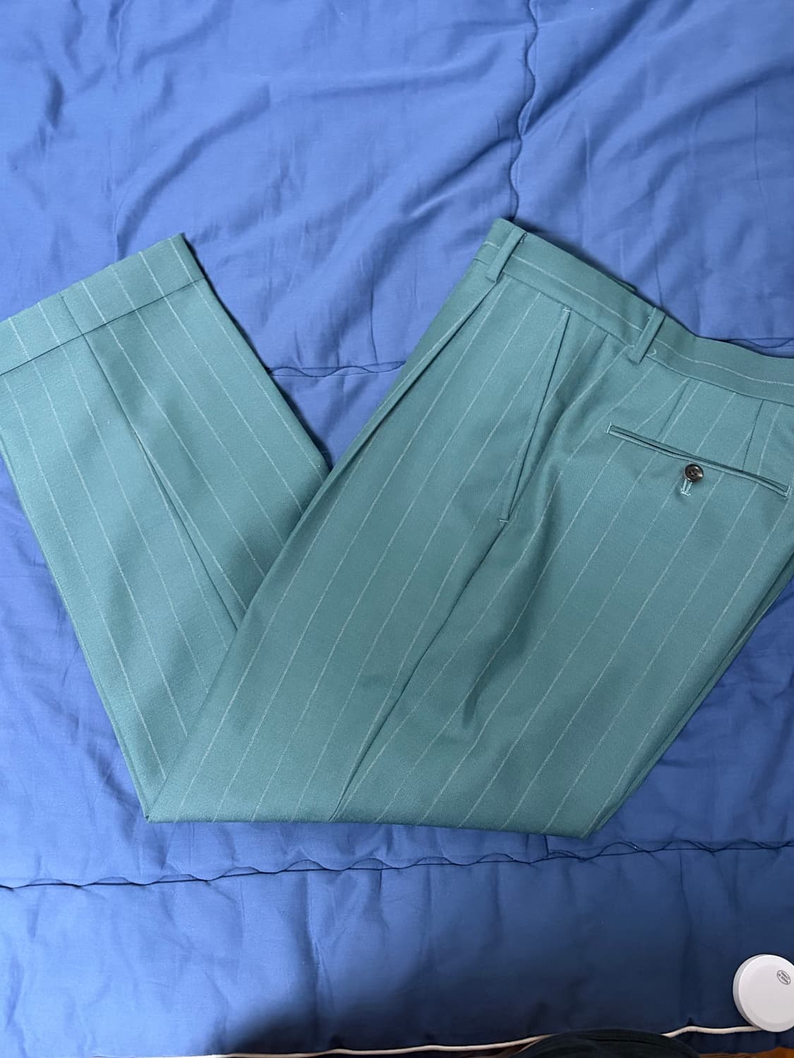 와코마리아 도멜 스트라이프 울 트라우저 M 상품이미지1