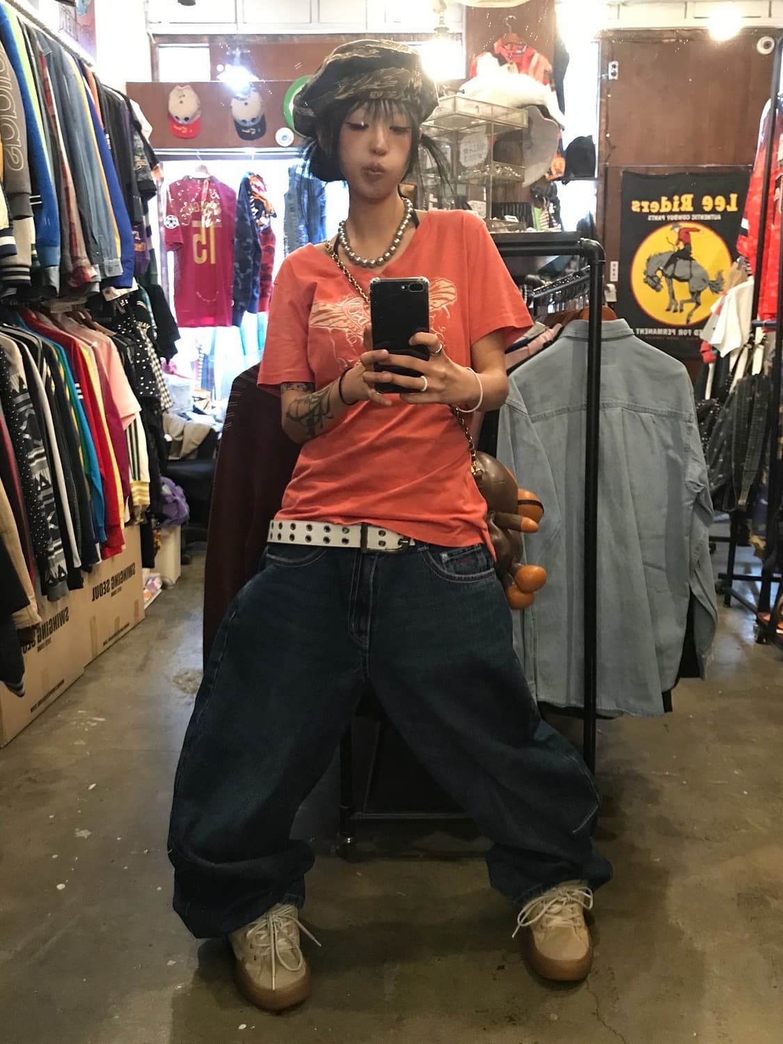 < Harley-Davidson Printing T-shirt > 상품이미지4