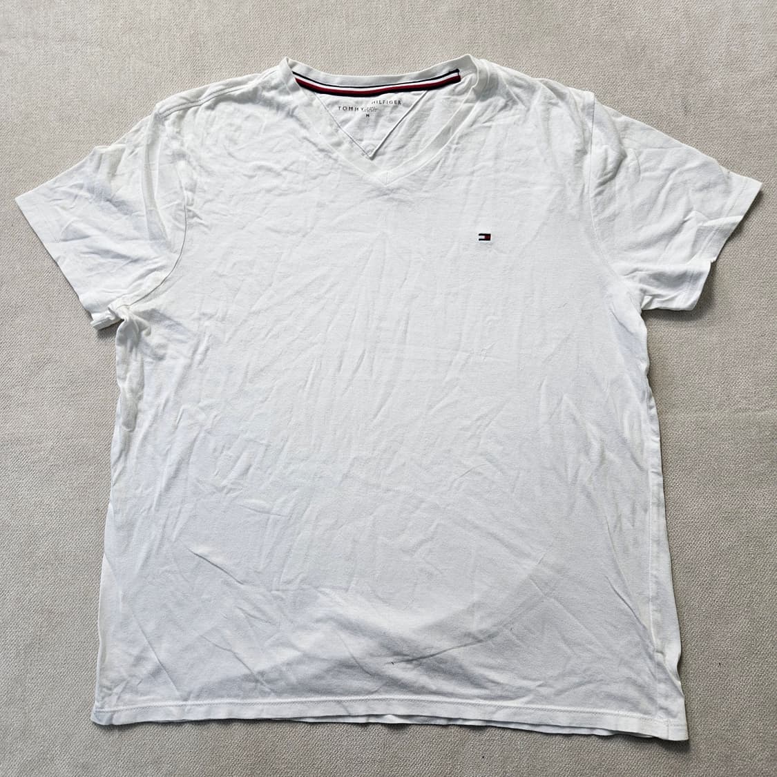 M 타미힐피거 브이넥 반팔 티셔츠 0305Y 상품이미지1