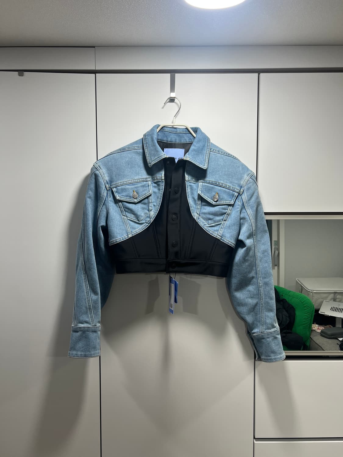 뮈글러 x h&m 데님자켓 S 상품이미지5