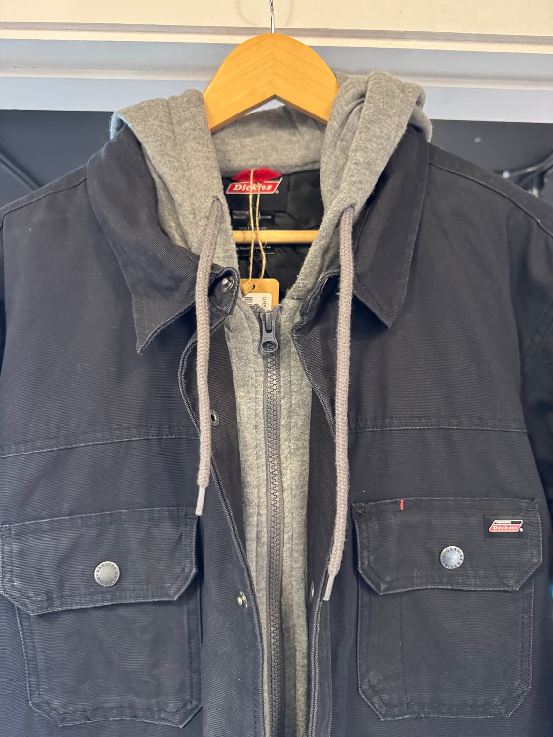 디키즈 누빔 워크셔츠 빈티지 후드자켓 XL 상품이미지6