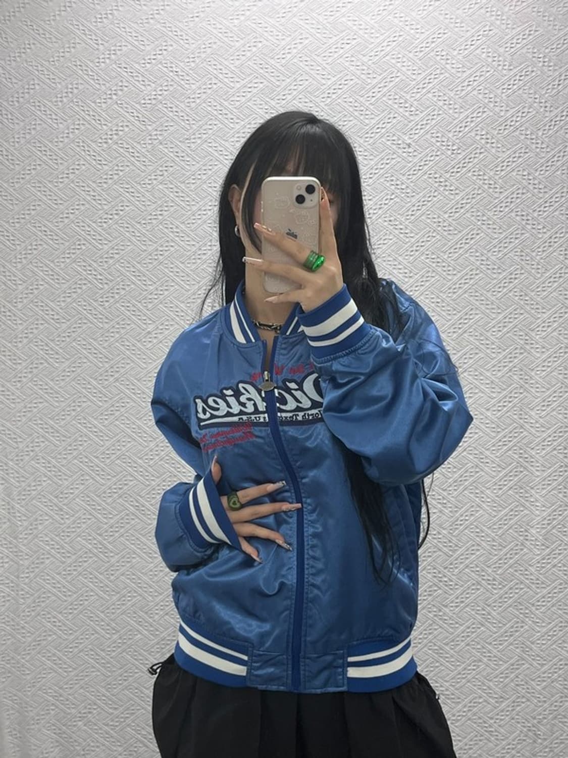 디키즈 올드스쿨 레트로 스타디움 바시티 자켓 L C08179 상품이미지2