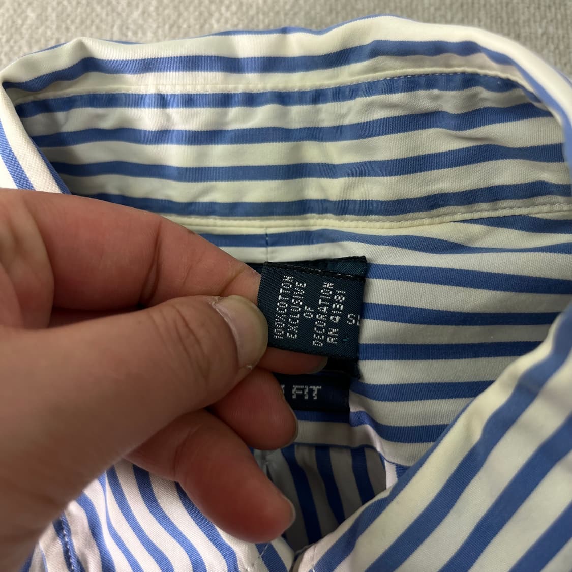 100 폴로랄프로렌 스트라이프 코튼 셔츠 상품이미지5