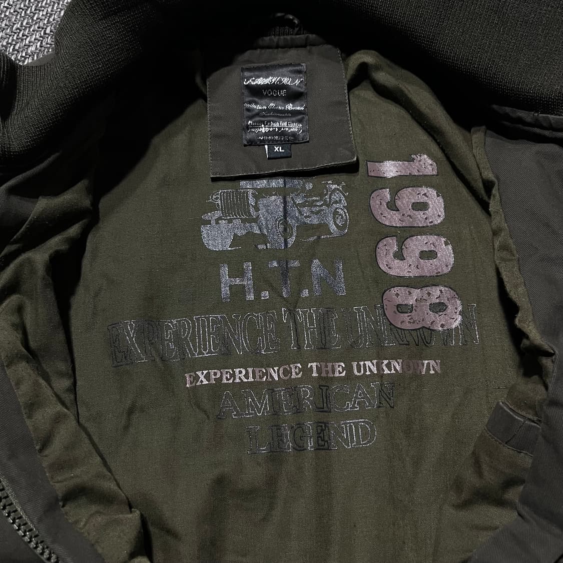 빈티지 밀리터리 봄버 자켓 상품이미지5