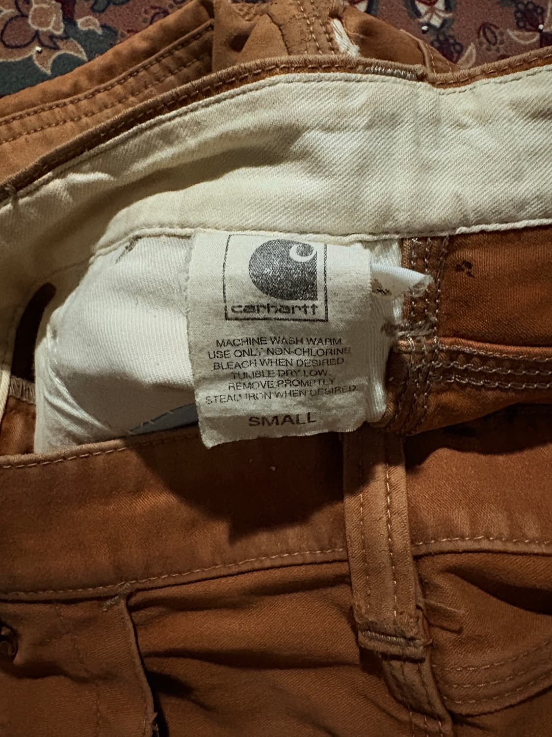 90‘s U.S.A.Carhartt Brown Duck Work Pant 상품이미지4