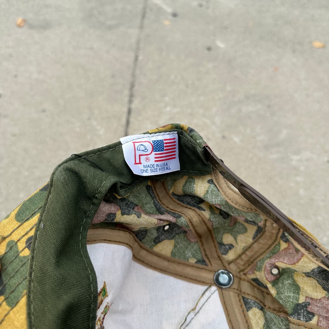 vintage 90's camel camo cap 상품이미지5