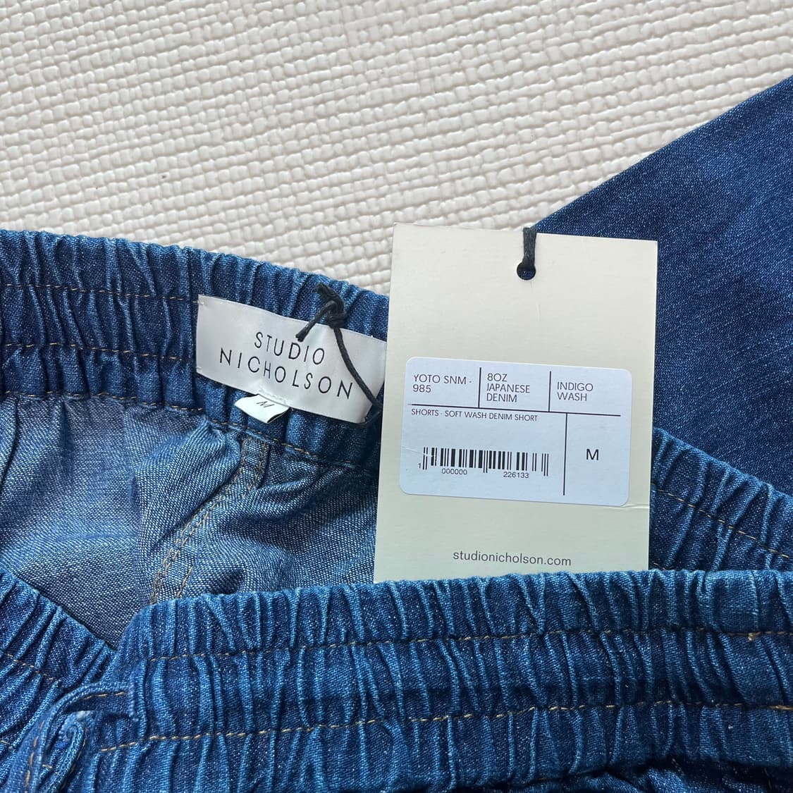스튜디오니콜슨 YOTO 데님 쇼츠  상품이미지3