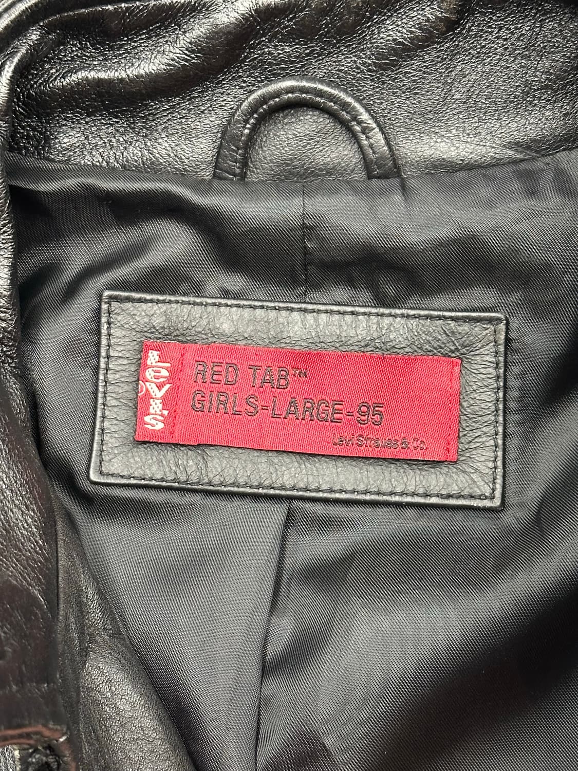 95)리바이스 레드탭 여성 소가죽 레더자켓 상품이미지4