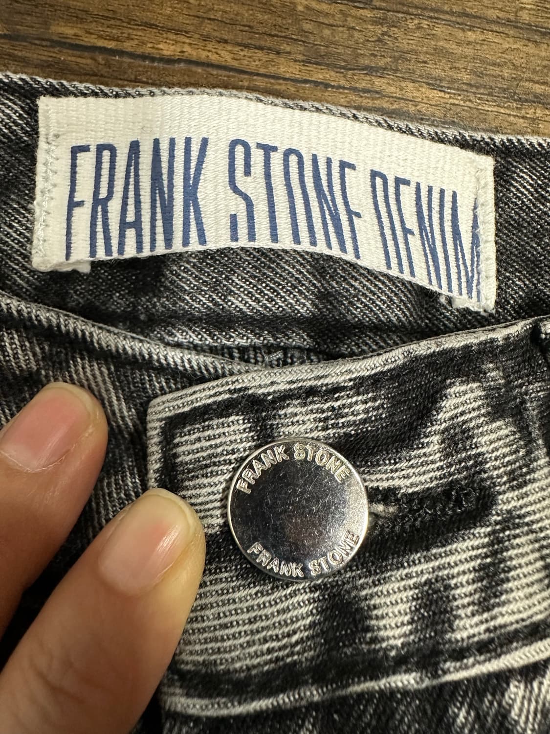 프랭크스톤(FRANK STONE) 워싱 데미지 데님 쇼츠 27 상품이미지3