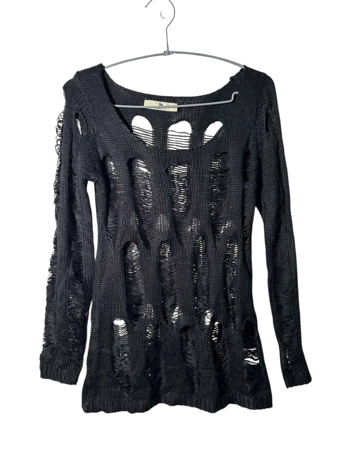 scramble egg 그런지 니트 상품이미지1