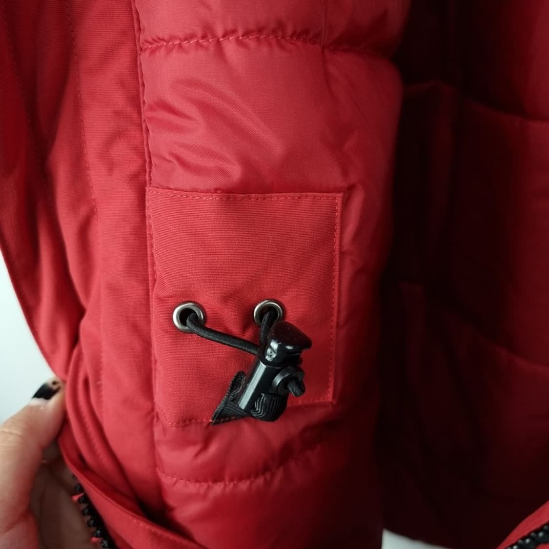 [CARHARTT] 칼하트 로고 패치 야상 패딩 레드 M16600 상품이미지6