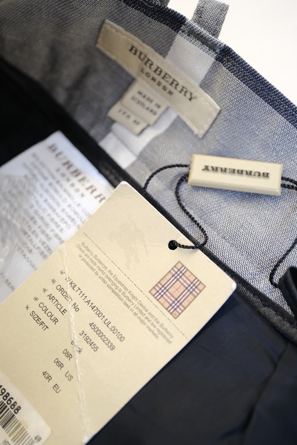 BURBERRY double button pleats wrap skirt 상품이미지10