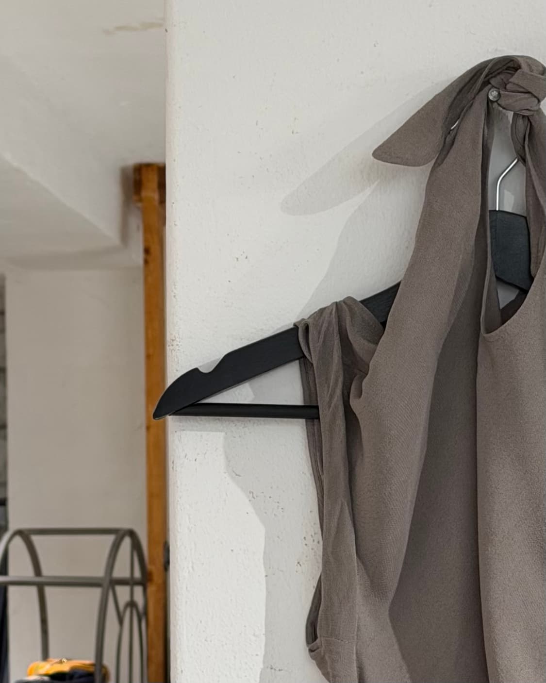 릭오웬스 그레이 백리스 홀터넥 맥시 드레스 상품이미지2