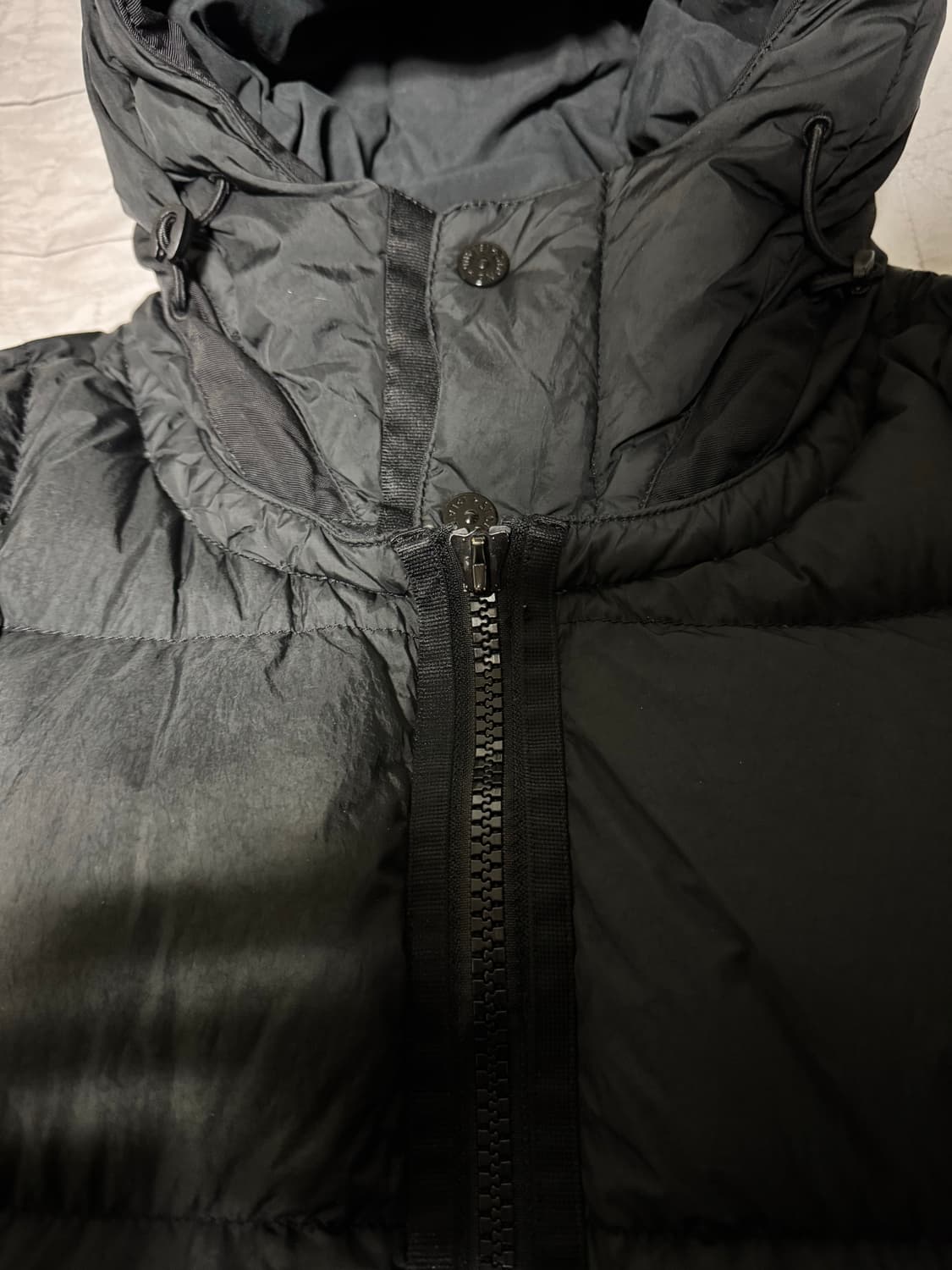 [XL] 스톤아일랜드 크링클랩스 패딩 후드 자켓 집업 롱패딩 경량패딩 상품이미지2